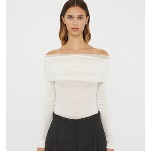 Christopher Esber Sonora Veiled Long Sleeve top